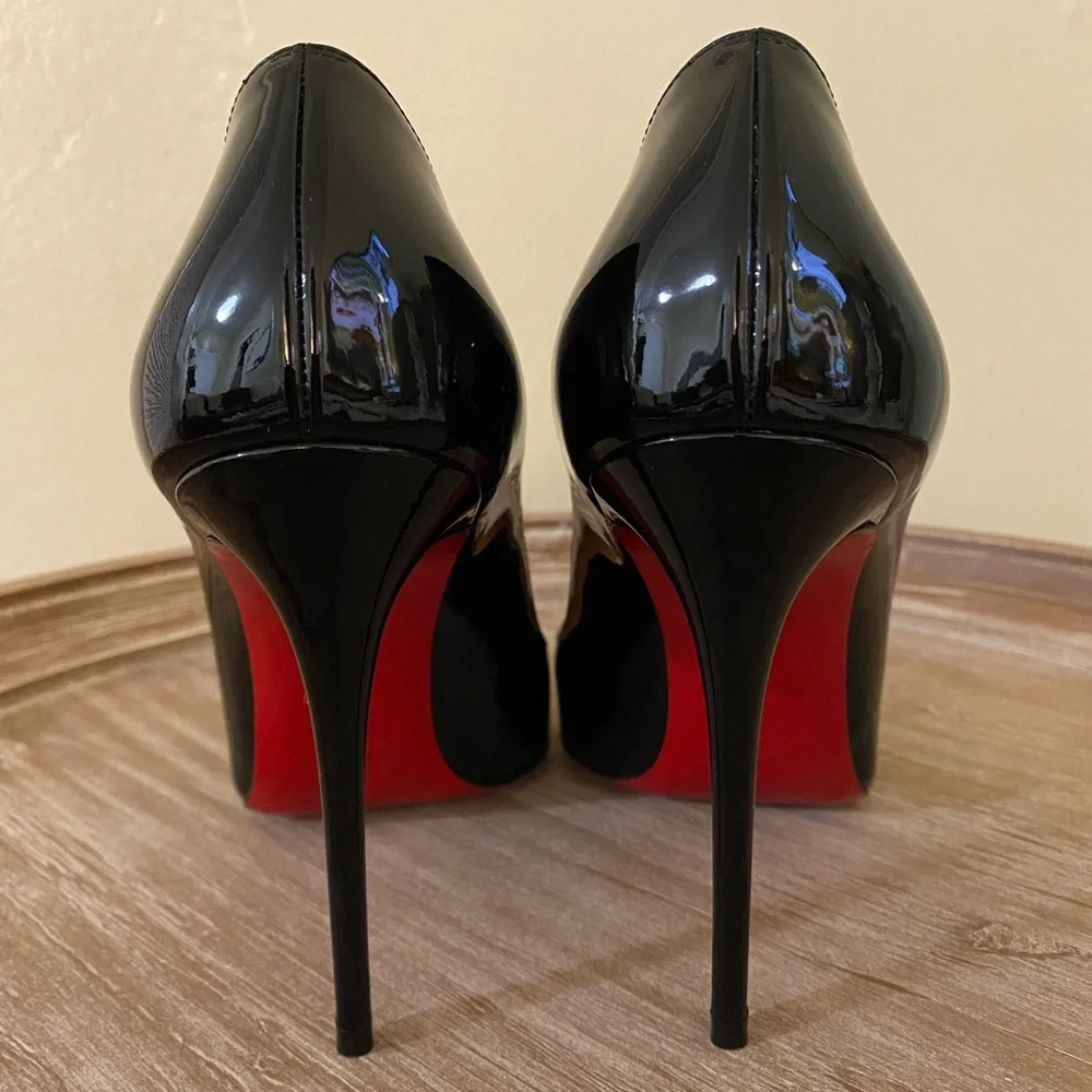 Christian Louboutin Pigalle Follies 100 Patent - Pre Loved - Picture 6 of 9